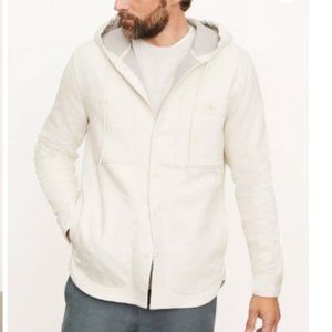 NWT Vince Twill Double Face Hooded Long Sleeve